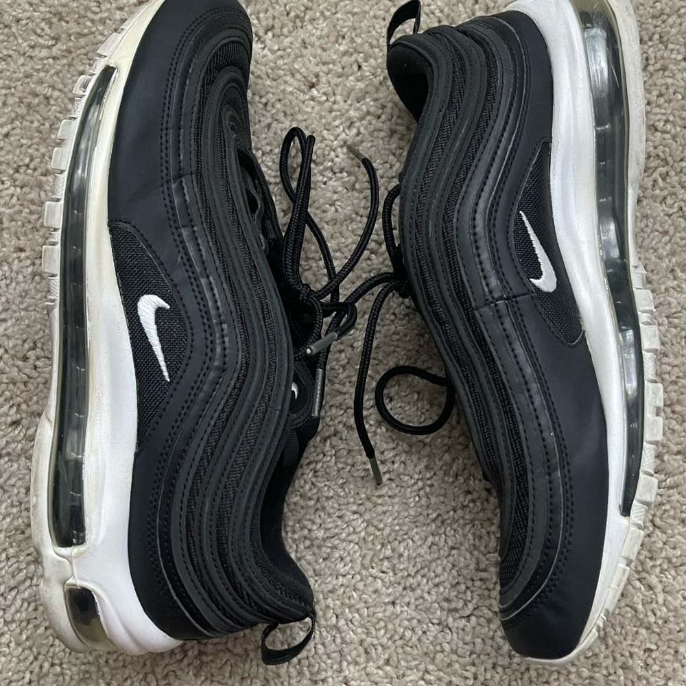 Nike Black and White Air Max 97 Sneakers